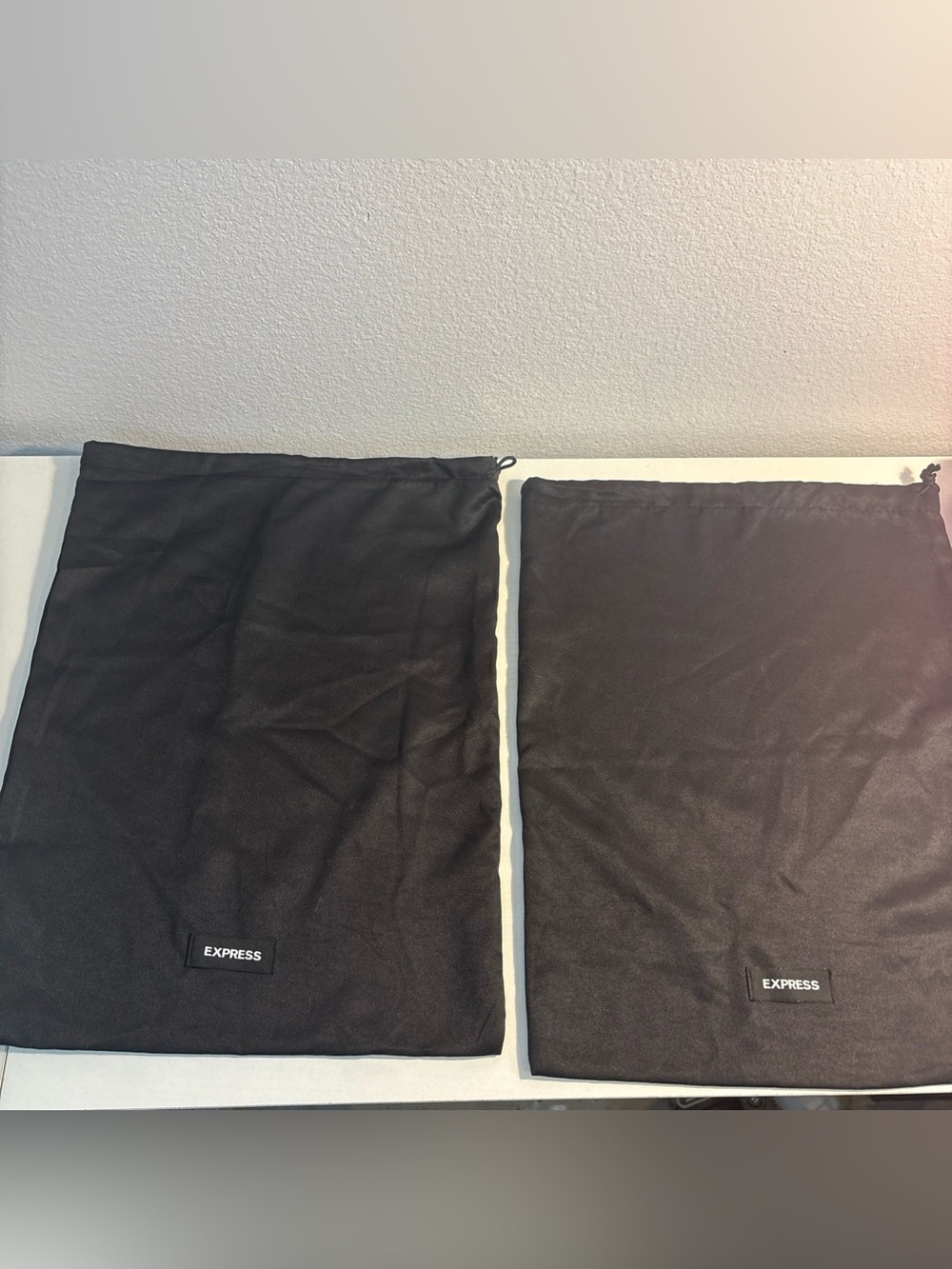 2-Express Shoes, Purse, Or Storage Cloth Drawstring DustBags